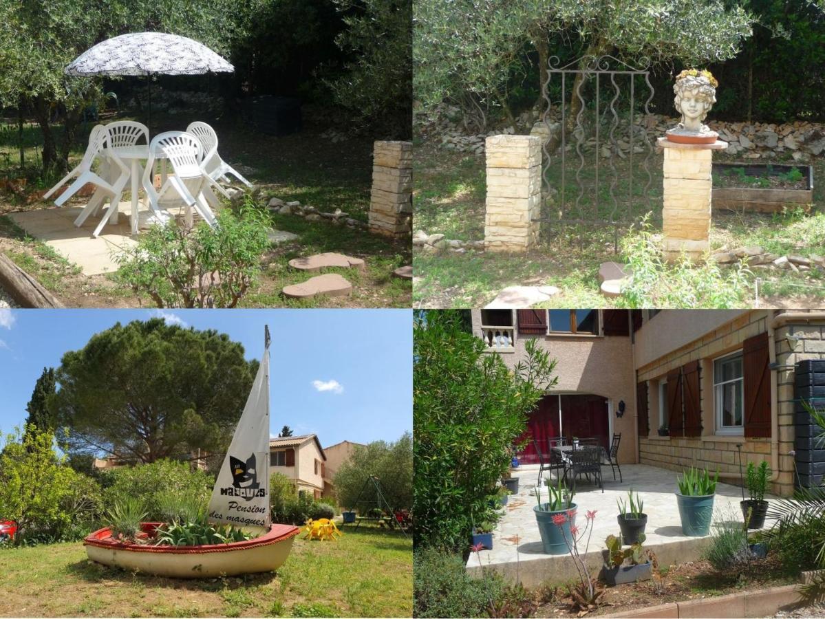 Villa Des Masques Aubais Buitenkant foto